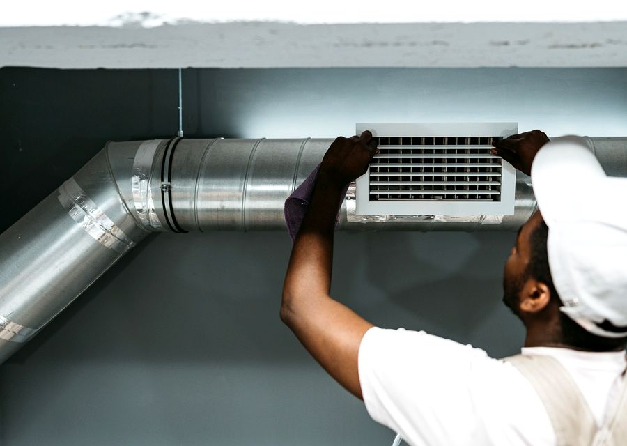Aire Serv air duct cleaning work in Stafford CT