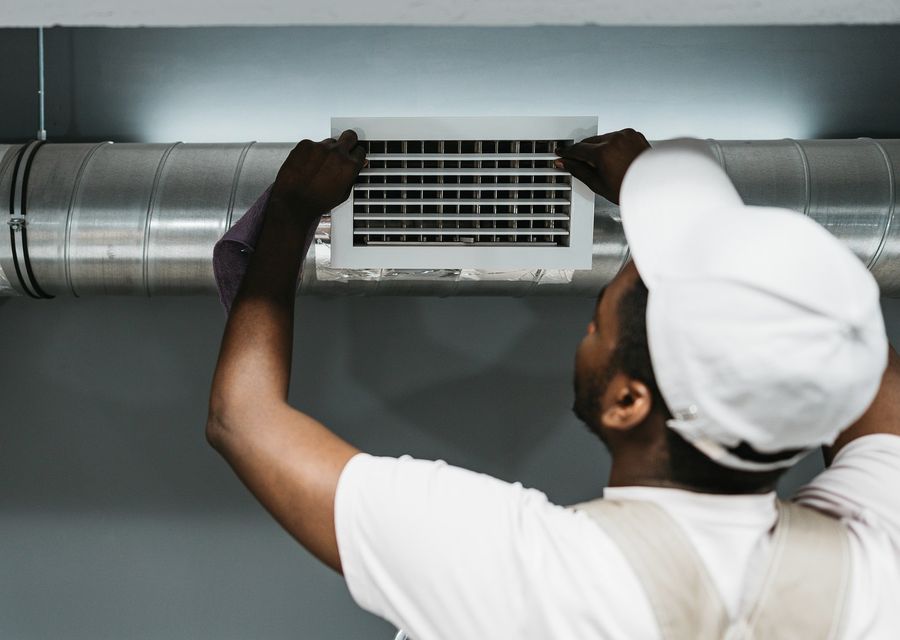 Avalon Air Conditioning air duct cleaning work in Lisbon CT
