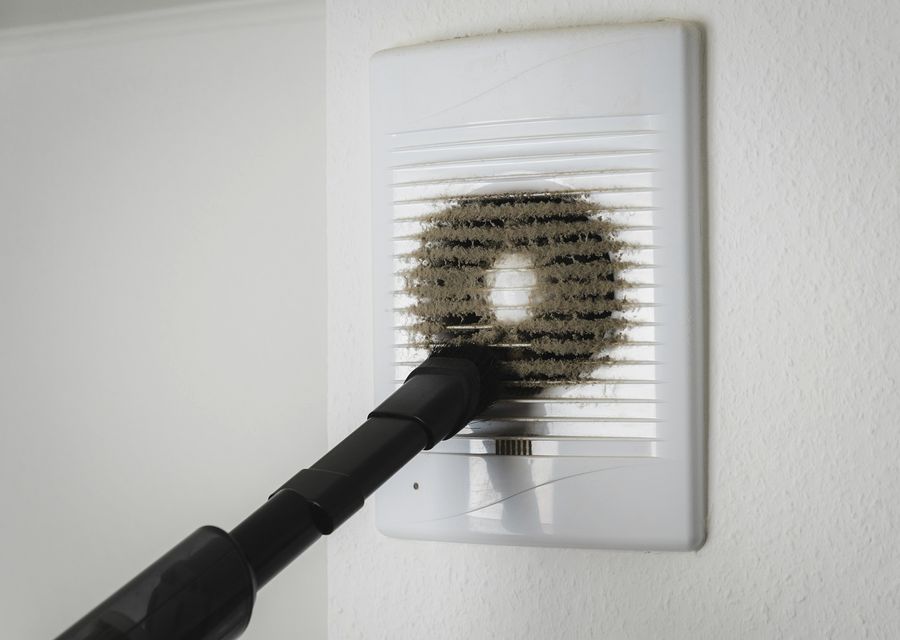 Mighty Duct Specialist air duct cleaning work in Dracut MA