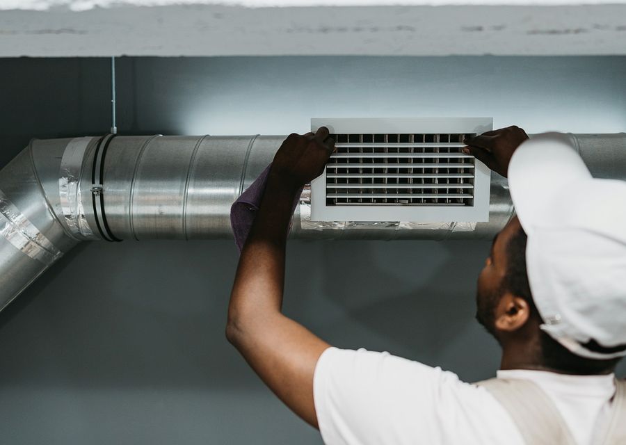 Gulf Coast Air Care air duct cleaning work in Marietta SC