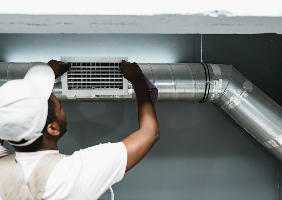 All-American Air Conditioning air duct cleaning work in San Antonio TX