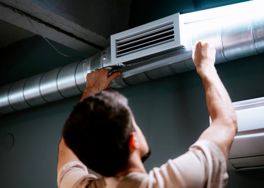 Cold Flow Air Duct air duct cleaning work in East Lyme CT