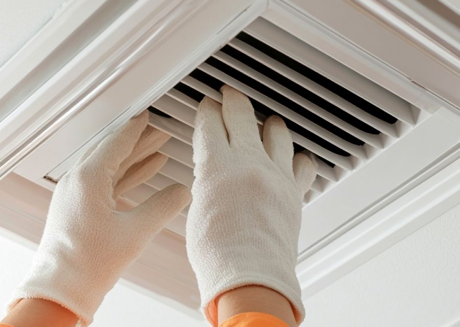 Air Quality Specialists air duct cleaning work in Kenly NC