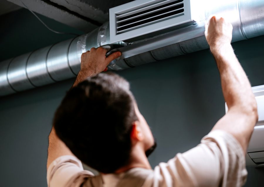 Master Cleaning air duct cleaning work in Tolland CT