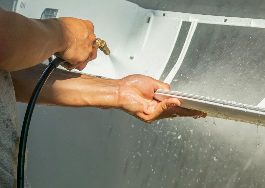 Duct Doctor USA air duct cleaning work in Seabrook NH