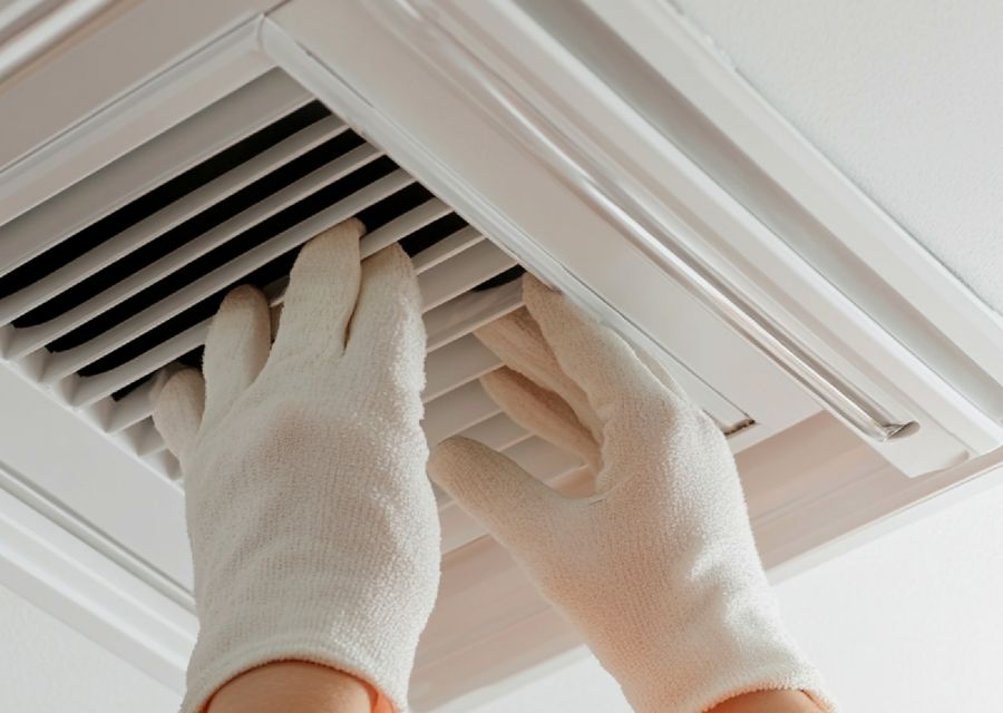 Dryer Vent Wizard air duct cleaning work in Pisgah Forest NC