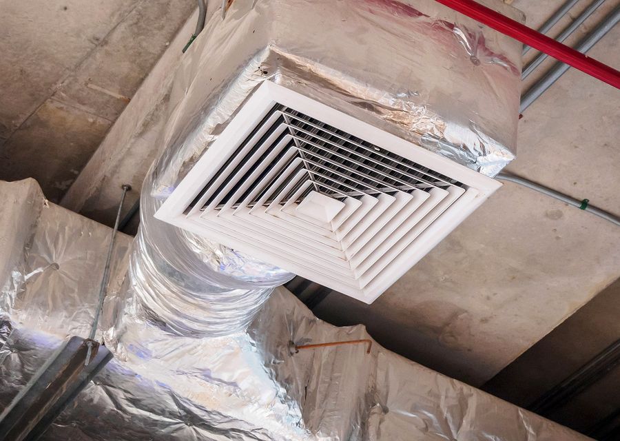 Advanta Clean air duct cleaning work in Newton MA