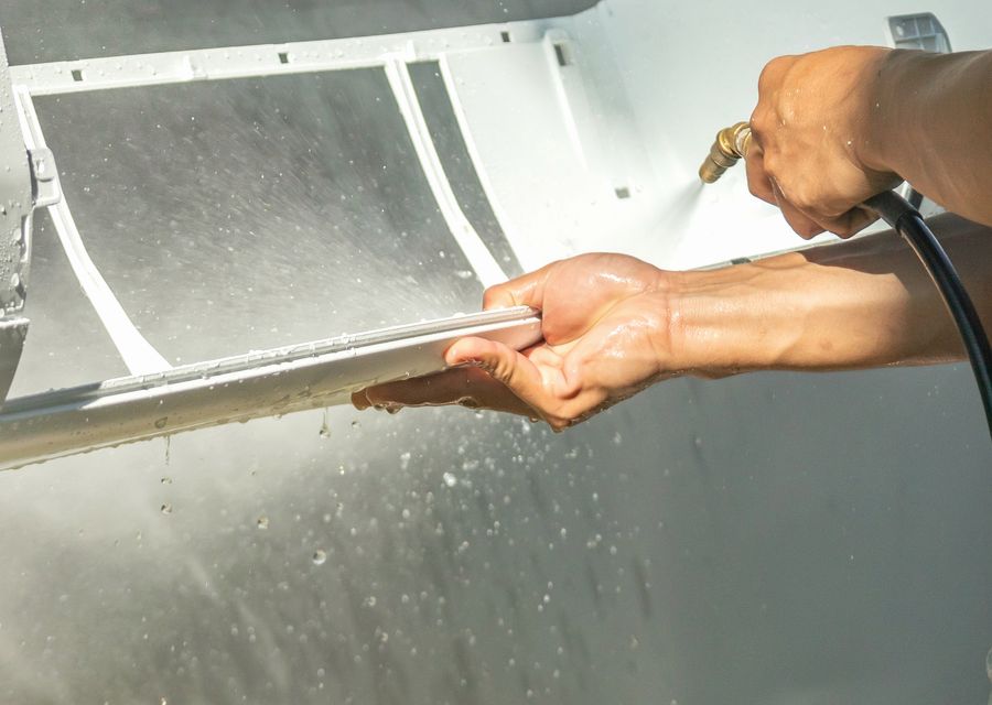 S&D Services air duct cleaning work in Bedford NY