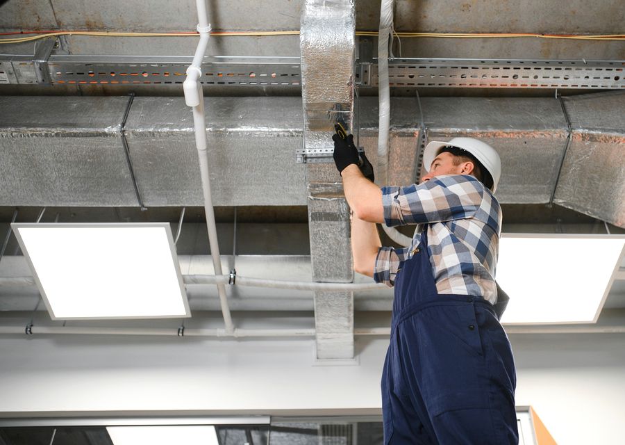 Plummers Air air duct cleaning work in Bourne MA