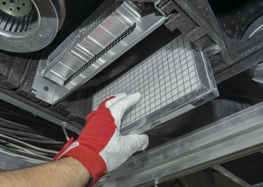 Air Professionals air duct cleaning work in Lillington NC