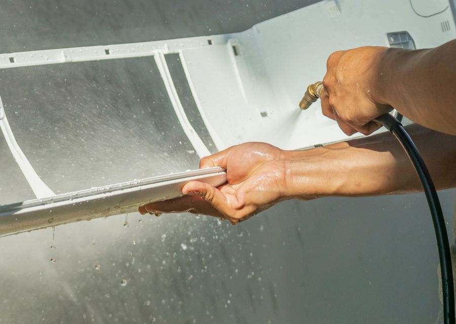 Eco Air Systems air duct cleaning work in East Bridgewater MA