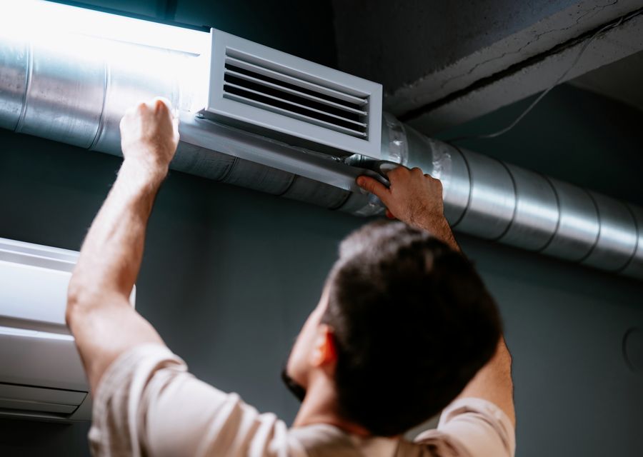 Gulf Coast Air Care air duct cleaning work in Marietta SC
