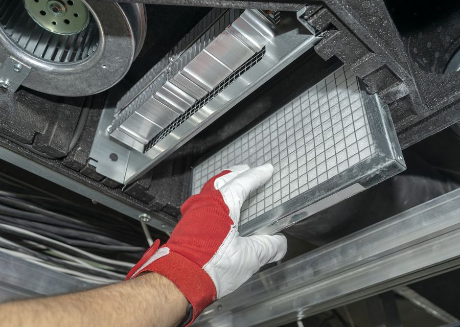 King Air Duct air duct cleaning work in Hanover MA