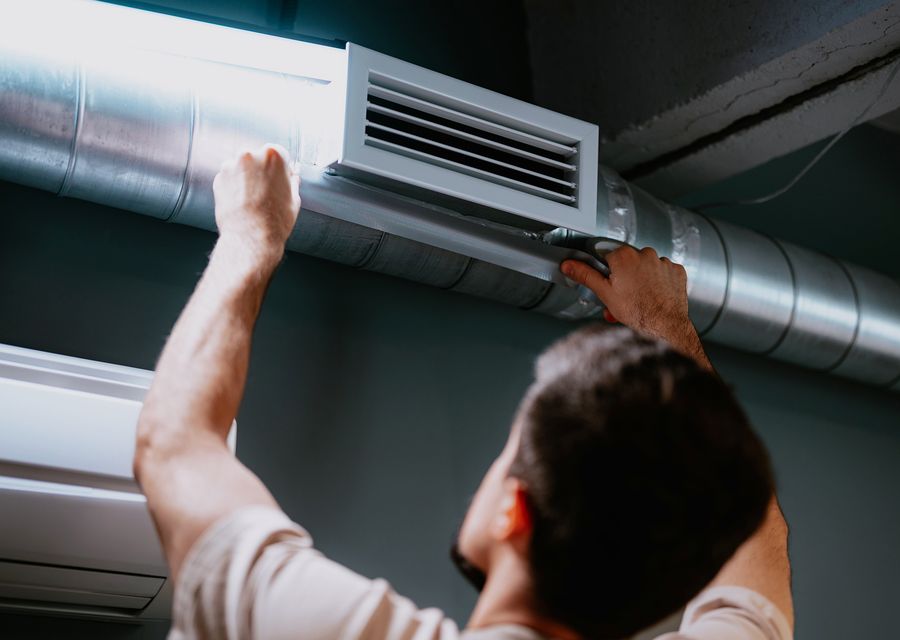 All-American Air Conditioning air duct cleaning work in San Antonio TX