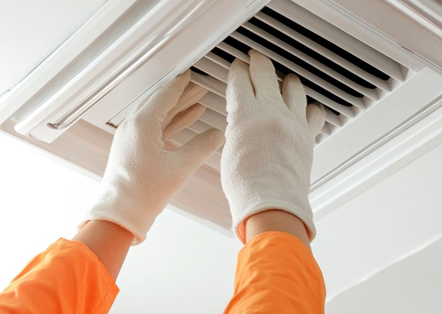 American Dryer & Vent Cleaning air duct cleaning work in Somerville MA