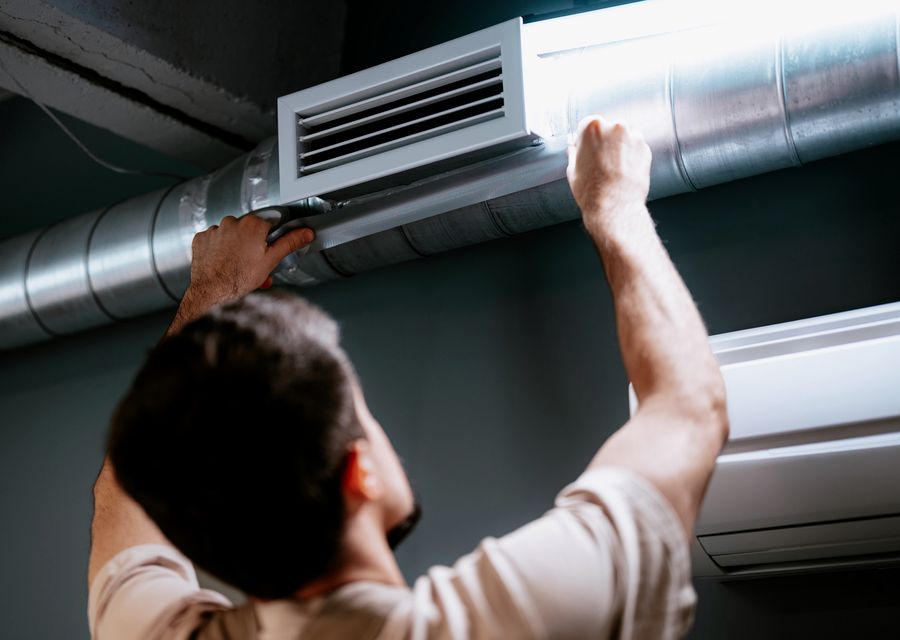 Gesundheit Air Quality Services air duct cleaning work in Needham MA