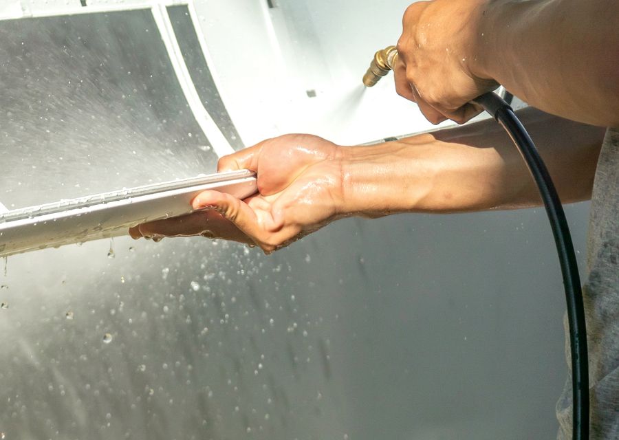 Father and Son's Dryer Vent Cleaning air duct cleaning work in Wendell NC