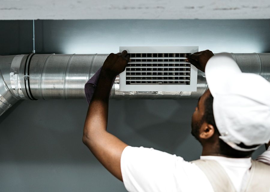 Aire Serv air duct cleaning work in Stafford CT