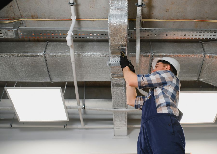 Mighty Duct Specialist air duct cleaning work in Dracut MA
