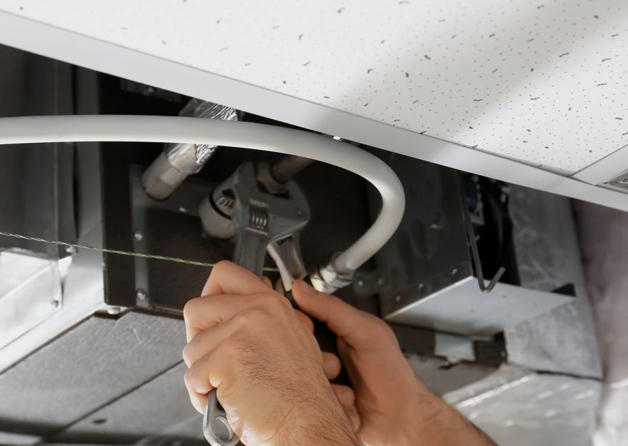 Ocean Breeze Quality Services air duct cleaning work in Sterling MA