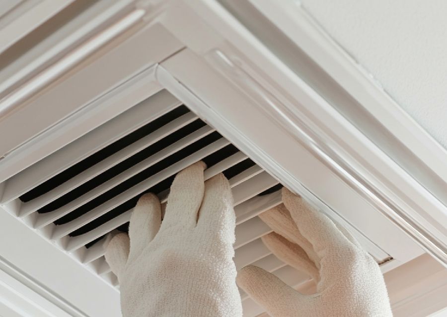 Quick Cool Air air duct cleaning work in Holbrook MA