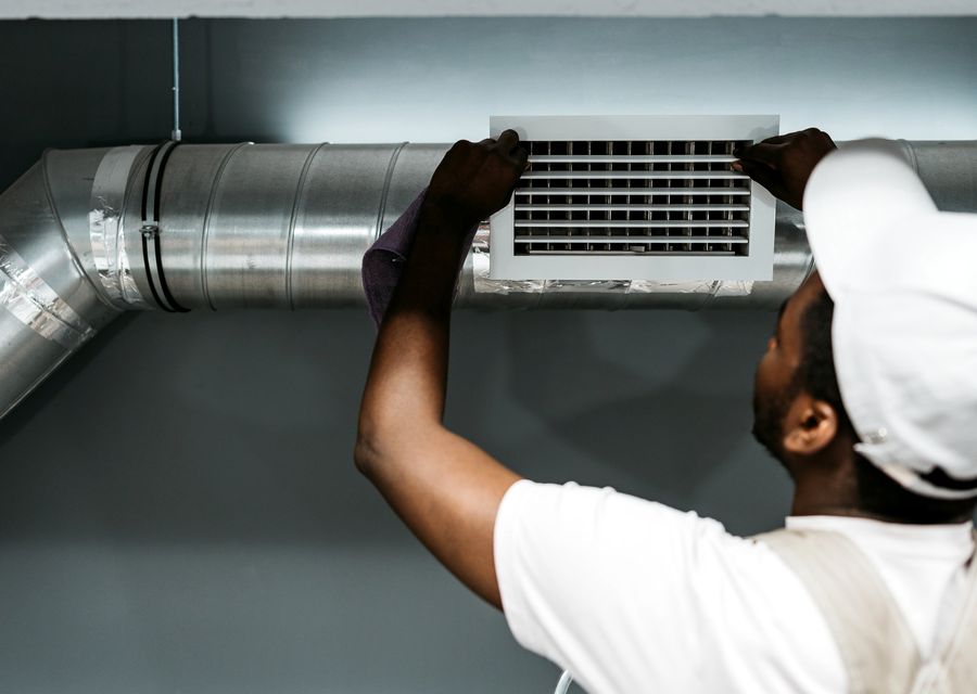 Gulf Coast Air Care air duct cleaning work in Marietta SC