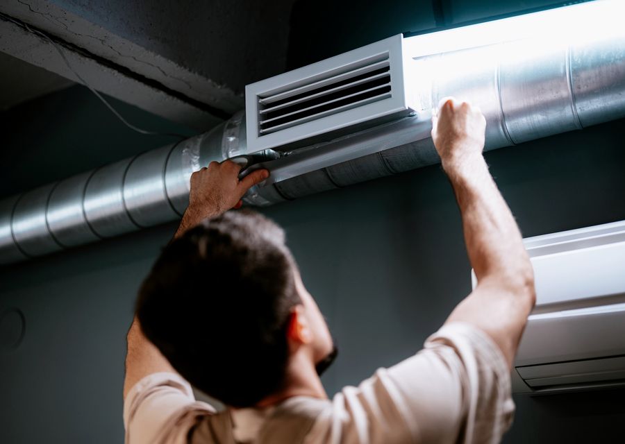 Gesundheit Air Quality Services air duct cleaning work in Needham MA