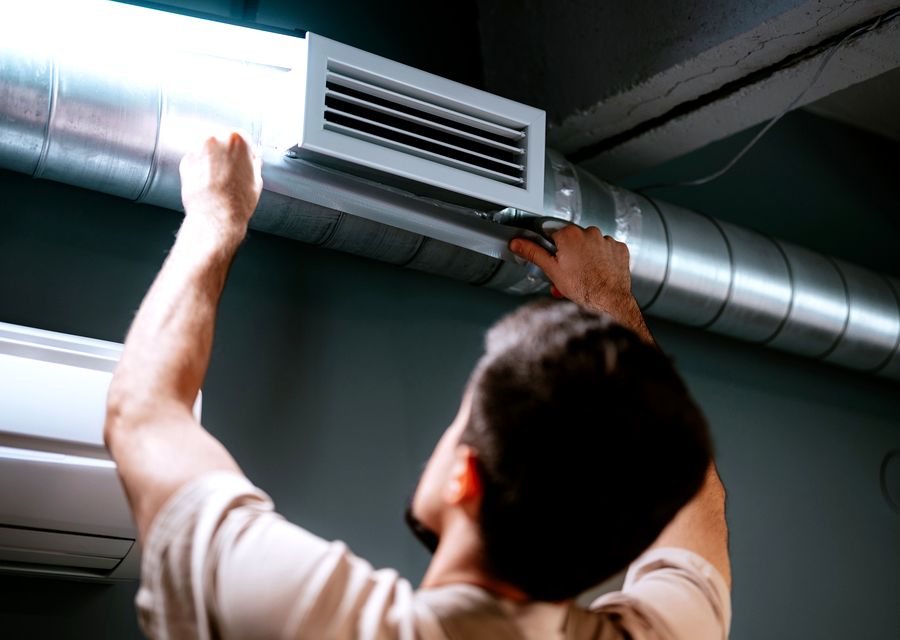 Complete Air Systems air duct cleaning work in Newton MA